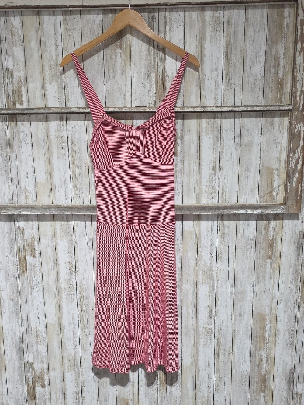 Free People Red & White Striped Sundress